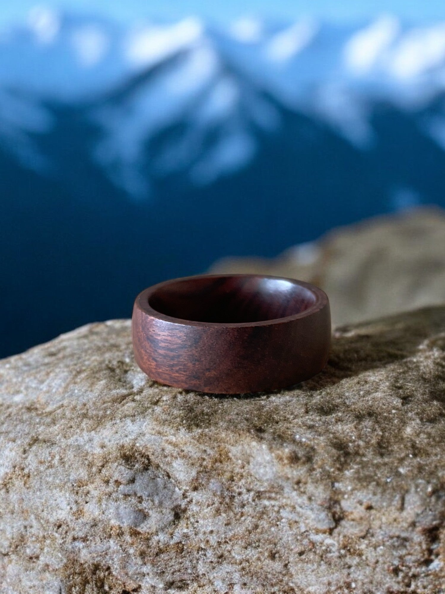 Specturium Contactless Payment Ring - Dark Wood